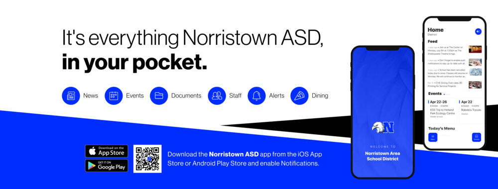 It's everything Norristown ASD, in your pocket.