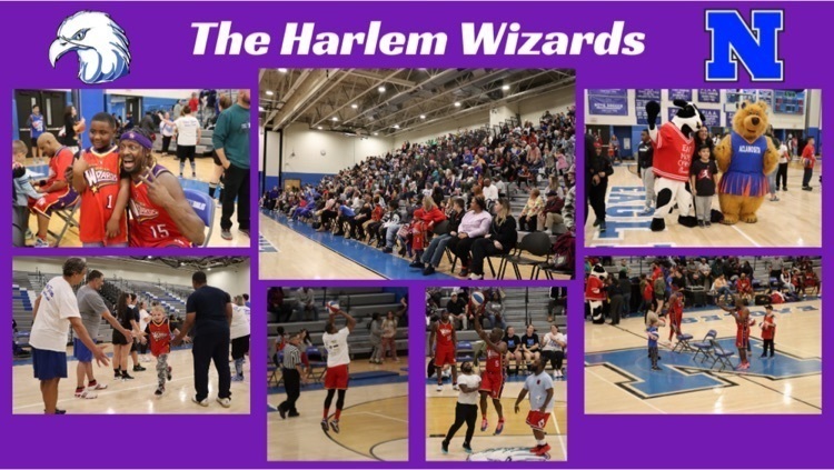 Collage of the Harlem Wizards Game.  Collage del juego Harlem Wizards.